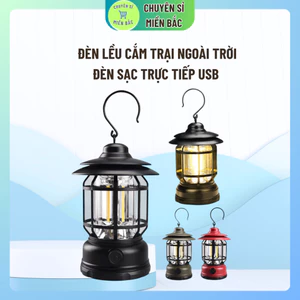 Đèn cắm trại Đèn lều cắm trại ngoài trời Đèn sạc trực tiếp USB nhỏ gọn và di động Đèn cắm trại không thấm nước di đ