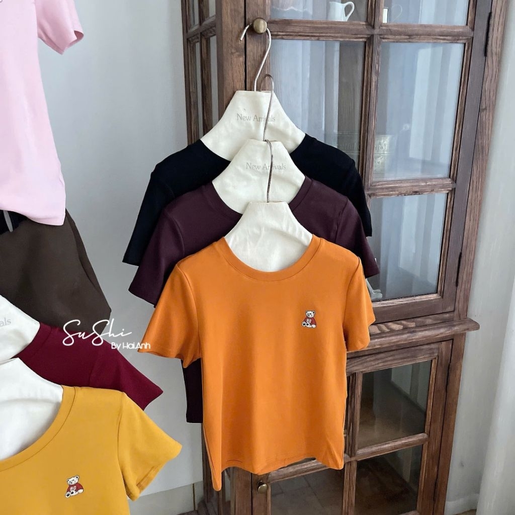 [𝑯𝒂 𝑨𝒏𝒉] Áo Cộc Phông Tang Gấu 🐻 QCL1