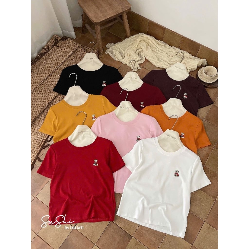 [𝑯𝒂 𝑨𝒏𝒉] Áo Cộc Phông Tang Gấu 🐻 QCL1