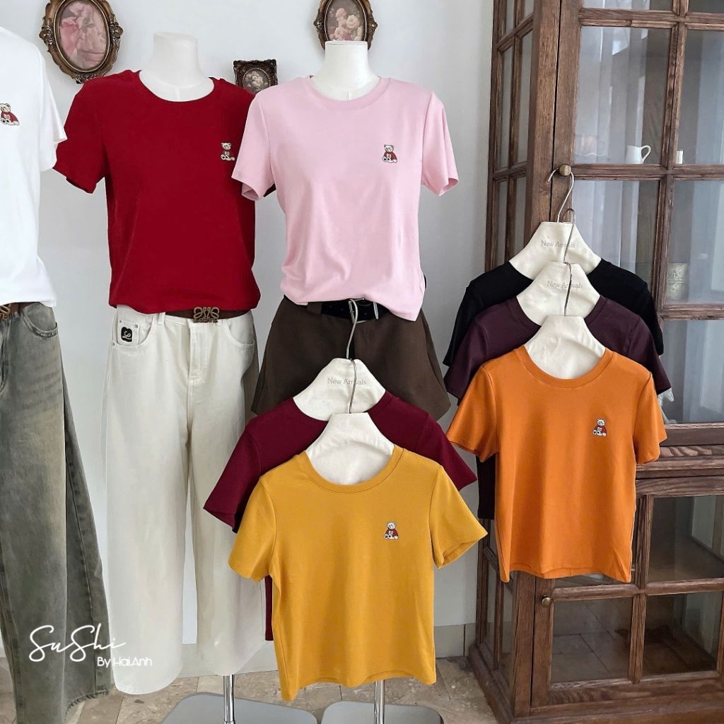 [𝑯𝒂 𝑨𝒏𝒉] Áo Cộc Phông Tang Gấu 🐻 QCL1