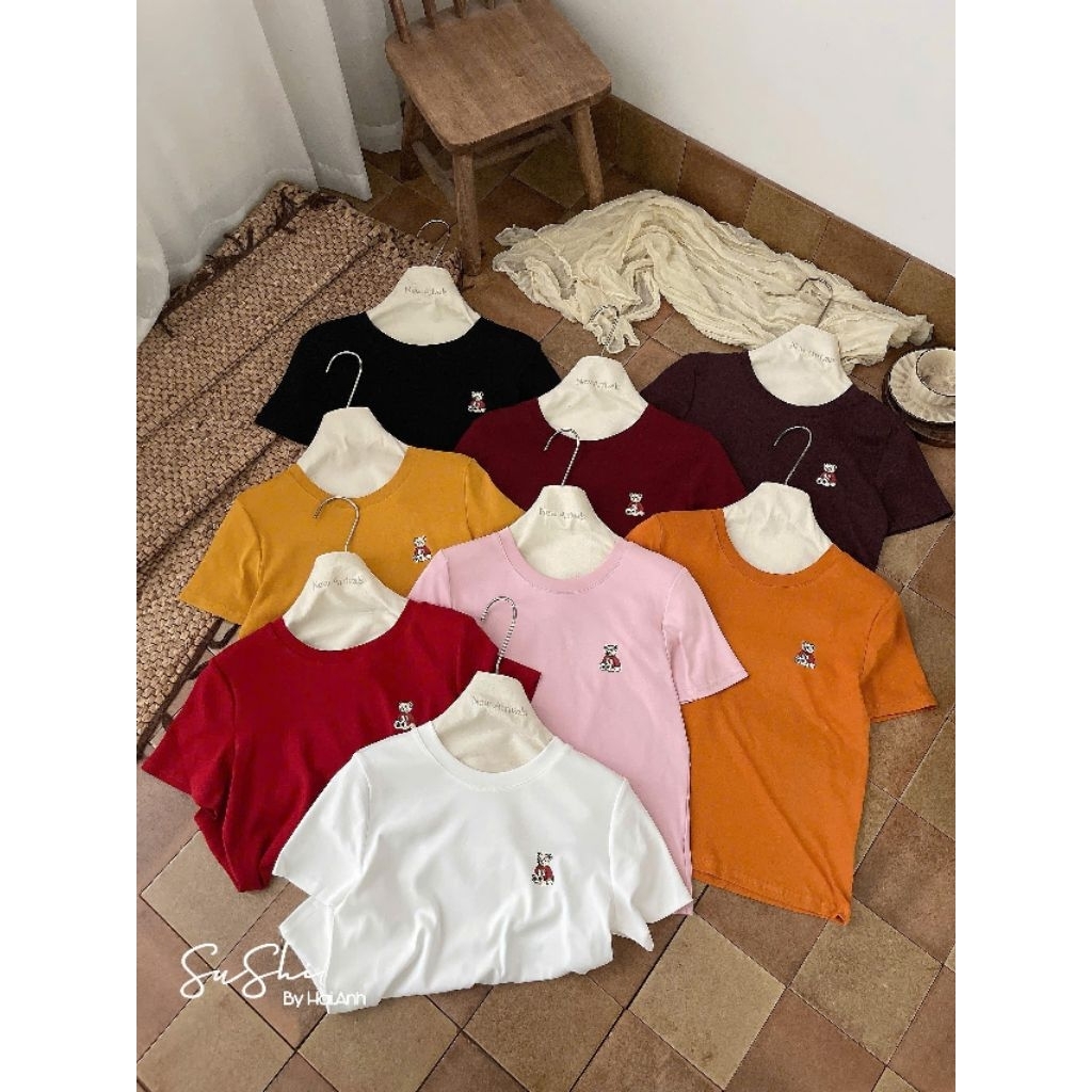 [𝑯𝒂 𝑨𝒏𝒉] Áo Cộc Phông Tang Gấu 🐻 QCL1
