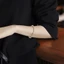 Vòng Đeo Tay Kim Loại Dạng Mở Hình Học Phong Cách Hàn Quốc Độc Đáo Điều Chỉnh Được Thiết Kế Lớp Học VT11