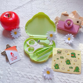 Bộ bấm móng 4 chi tiết kèm hộp dễ thương, tiện lợi cho bé