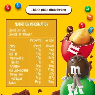 [Quà tặng không bán] Gói Socola đậu phộng M&M's 37g