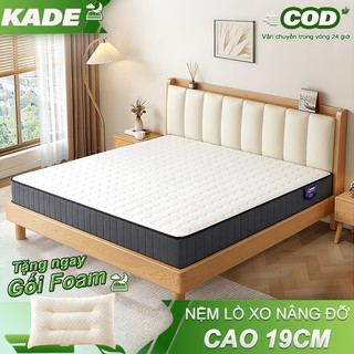 Đệm lò xo Spring FOAM 19cm cao cấp mềm mại thiết kế phù hợp, thoải mái cho giấc ngủ nâng đỡ vùng cổ