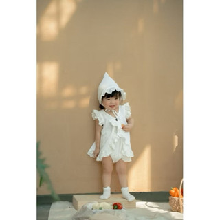 Set đồ bé gái trắng xinh xắn