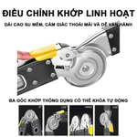 Thang nhôm gấp 4 đoạn nhập khẩu 3,7 - 5,7 mét Chịu Lực 200KG Thang nhôm đa năng, có thiết bị khóa tự động — ảnh 6