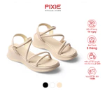 Giày Sandal Nữ Đế Xuồng 5cm Quai Mảnh Pixie H307 — ảnh 1