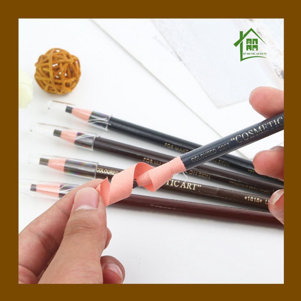 Chì xé kẻ chân mày Cosmetic Art Eyebrow Pencil, bút trang điểm mắt gảy sợi, đẹp tự nhiên.