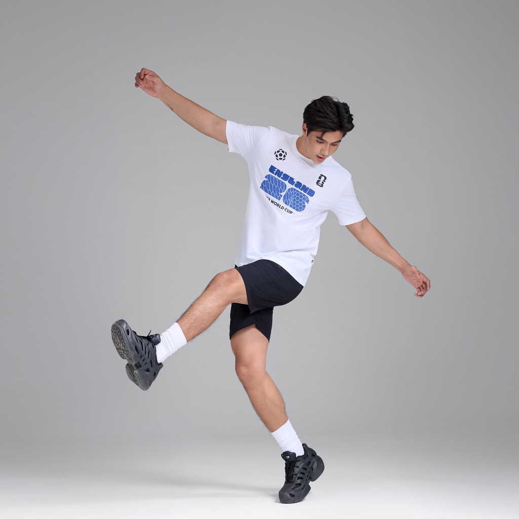 [TẶNG TẤT WC 2026]Áo thun Tshirt nam nữ Cotton Compact World Cup England Edition 26, Áo cổ vũ đội tuyển Anh thoáng khí