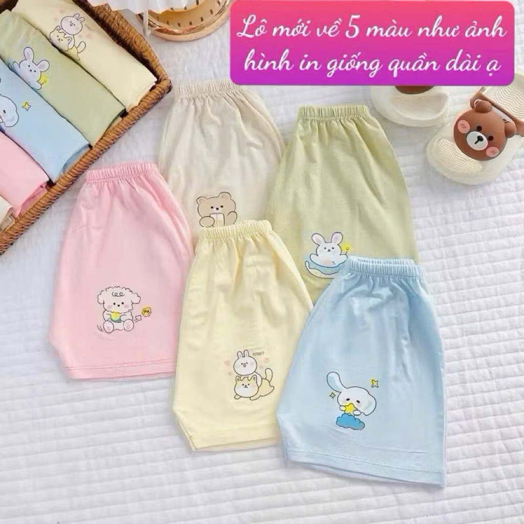 (LKQD 01) [1Q] Quần dài thun lạnh petit mềm mát cho bé trai, bé gái từ 3 đến 14kg