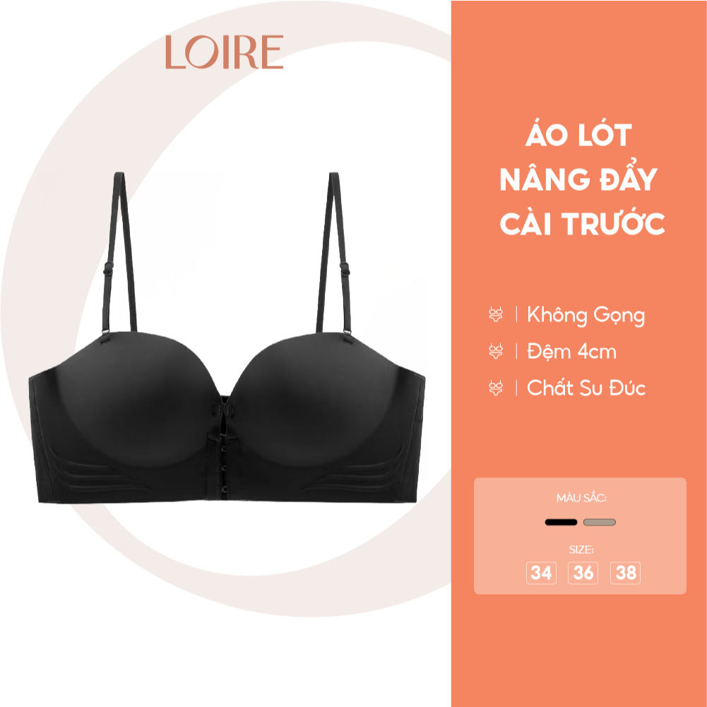 Áo Quây Cài Trước Gom Ngực Tạo Khe Nâng Đẩy 4cm Loirechic BRQ188