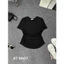 Áo Thun Nữ Thêu Chữ Cổ Tròn Form Ôm Co Giãn Tôn Dáng Big Size Borip Cotton AT9007 Dieu Trang Fashion