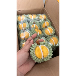 Móc khoá sầu riêng bằng len- Keychains HDX Craft & Gift
