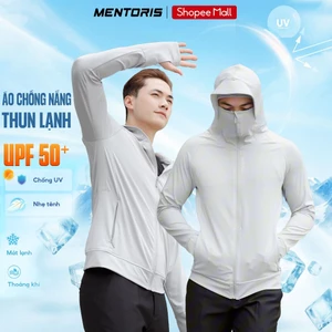 Áo Chống Nắng Nam MENTORIS Vải Thun Lạnh UPF50+, Chống Tia UV Siêu Tốt, Co Giãn 4 Chiều MCN01S