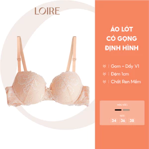 Áo Lót Ren Hoa Có Gọng Đệm 1cm Định Hình Ngực Loirechic BRTS196