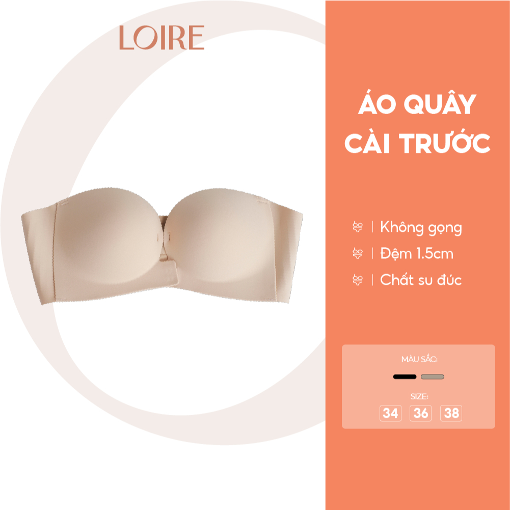 [SIÊU CHỐNG TỤT]Áo Quây Không Gọng Al250737 Cài Trước Ôm Gom V1 Mặc Đi Biển/Áo Trễ Vai