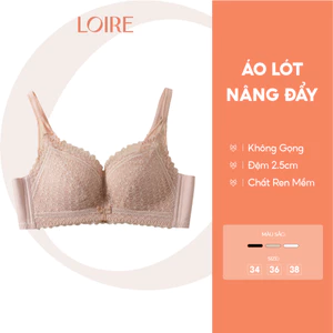 Áo Lót Ren Nâng Ngực Đệm Dày 3cm Quyến Rũ Tạo Form Nâng Đẩy Thoải Mái Loirechic BRPU124
