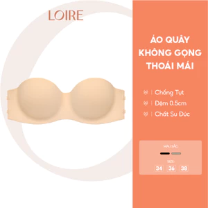 Áo Lót Quây Loire Al250732 Không Gọng Su Đúc Đệm 0.5cm Hở Lưng Mặc Đầm Dạ Hội Sexy