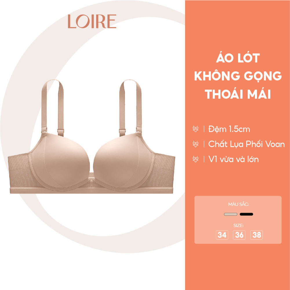 Áo Ngực Push Up Loire Không Gọng Đệm 1.5cm Có Lưới Định Hình V1 Loirechic AL250728