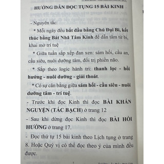 Sách -  15 Bài Kinh Cội Nguồn Phước Đức - Bìa cứng