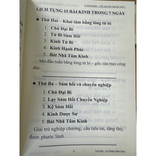 Sách -  15 Bài Kinh Cội Nguồn Phước Đức - Bìa cứng