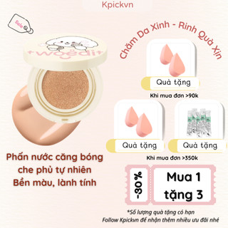 Cushion Twoedit mướt mịn, che phủ tự nhiên, nhiều màu - lành tính cho da mụn, giá học sinh sinh viên, nội địa Hàn