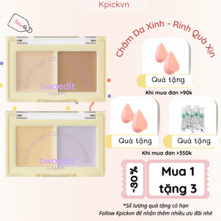 Che Khuyết Điểm Triệt Sắc Twoedit Dual Color Corrector (3g) - Che Mụn Đỏ, Quầng Thâm, Làm Đều Màu Da