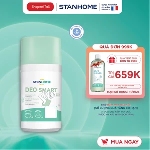 Lăn Khử Mùi Dịu Nhẹ Cho Trẻ Em Và Người Lớn – Không Cồn, Không Muối Nhôm, Không Gây Vàng Áo Stanhome Deo Smart