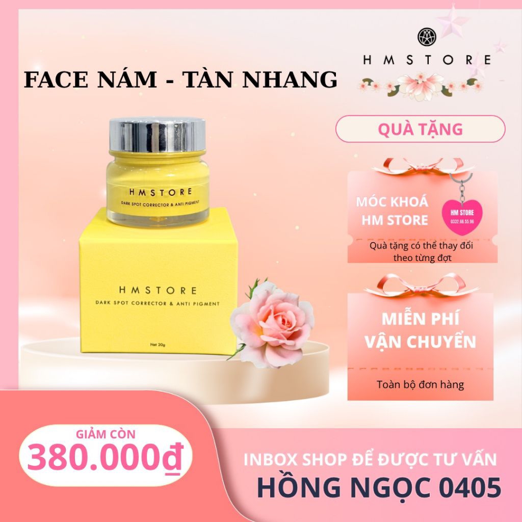 FACE NÁM HM STORE-20 G-MỜ NÁM, TÀN NHANG