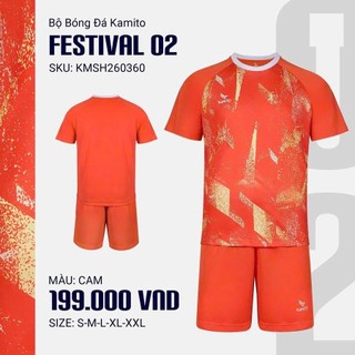 Bộ Quần Áo Bóng Đá Kamito Festival 2
