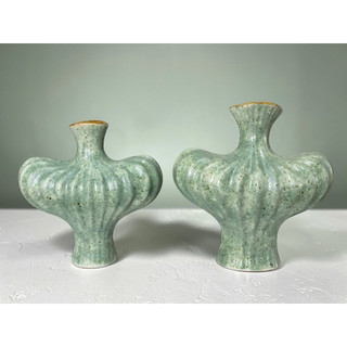 Bình cắm hoa trang trí dáng Đèn Lồng Trái Tim, Phệ gốm sứ Bát Tràng cao cấp cắm hoa xinh, decor trang trí nhà đẹp
