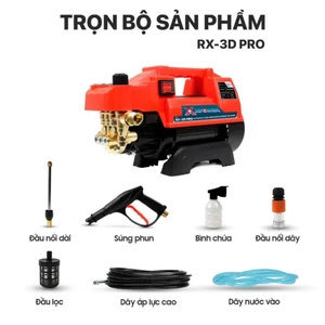 Máy Rửa Xe Gia Đình XPOWER RX-3D Pro, XP-88 Áp Lực Cao,Có Chống Giật, Có Chỉnh Áp