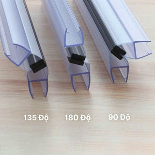 150Cm Thanh Nẹp Ron chắn nước chữ H, chữ Y, chữ A, chữ F - Nẹp nhựa ngăn nước cho phòng tắm kính v.v 10mm-12mm