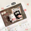 Móc Khoá Len Nhung Mèo Mắt Lồi Đeo Túi Cá Handmade Màu Pastel Quà Tặng Dễ Thương Độc Đáo