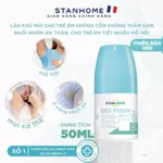 Combo 2 lăn khử mùi ngăn tiết mồ hôi cho trẻ em và cho da nhạy cảm không cồn hương tươi mát Stanhome deo fresh 50ml — ảnh 3