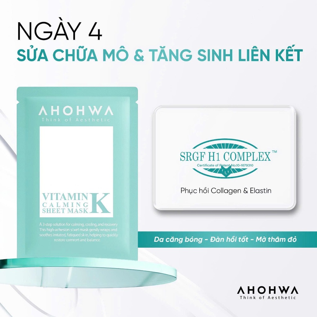 Mặt Nạ Cấp Ẩm Phục Hồi AHOHWA Vitamin K Calming Mask | Shopee Việt Nam