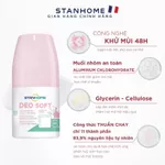 Combo 2 lăn khử mùi ngăn tiết mồ hôi cho trẻ em và cho da nhạy cảm Stanhome Deo soft không cồn hương dịu nhẹ 50ml/lọ — ảnh 3