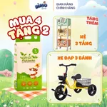 (4A) [TẶNG XE ĐẠP 3 BÁNH CÓ GIỎ +KỆ 3 TẦNG] Combo 4 Bịch Tã/ Bỉm AMOR NATURAL VIỆT NAM Mỏng Nhẹ, Đủ Size NB68 - 4XL34 — ảnh 2