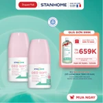 Combo 2 lăn khử mùi ngăn tiết mồ hôi cho trẻ em và cho da nhạy cảm Stanhome Deo soft không cồn hương dịu nhẹ 50ml/lọ — ảnh 1