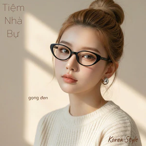 Gọng kính Tiệm Nhà Bự kiểu dáng mắt mèo thời trang Hàn Quốc K18