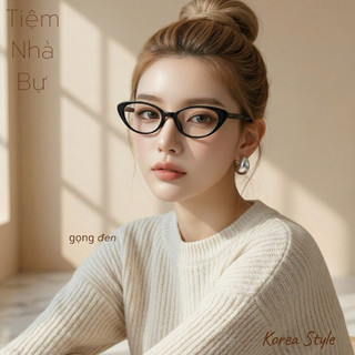 Gọng kính Tiệm Nhà Bự kiểu dáng mắt mèo thời trang Hàn Quốc K18