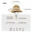 LEZA - Mũ Cói HANDMADE Vành Rộng Viền Kẽm ren dùng che nắng đi biển đi chơi. Phong cách vintage Hàn Quốc
