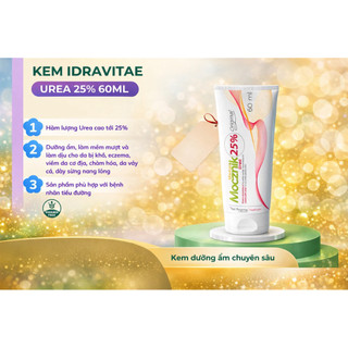 Kem dưỡng ẩm chuyên sâu Idravitae Mocznik Urea 25% 60ml cho da khô, vảy nến, dày sừng
