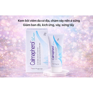 CALMAPHEROL S.C KEM – GIẢM NGỨA, DỊU DA, HỖ TRỢ DA CƠ ĐỊA (20G)