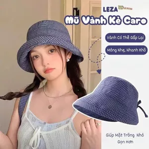 LEZA - Mũ Bucket Vành (Nhiều Mẫu) phong cách Hàn Quốc giúp che nắng chống tia UV, dùng đi chơi đi biển