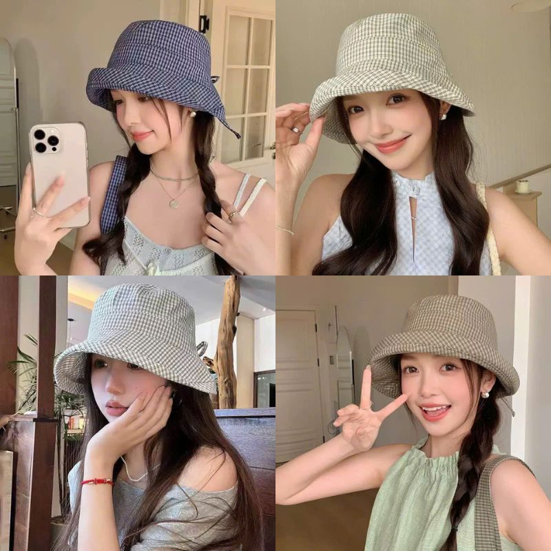 LEZA - Mũ Bucket Vành (Nhiều Mẫu) phong cách Hàn Quốc giúp che nắng chống tia UV, dùng đi chơi đi biển