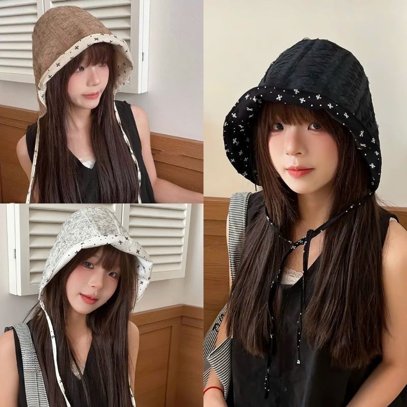 LEZA - Mũ Bucket Vành (Nhiều Mẫu) phong cách Hàn Quốc giúp che nắng chống tia UV, dùng đi chơi đi biển