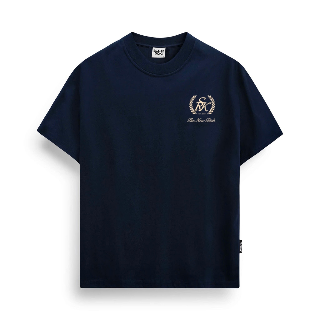 Áo Thun TheNewRich Boxy Tee Blackdoki Cotton 250gsm Local Brand Tay Lỡ Form Boxy Rộng Nam Nữ