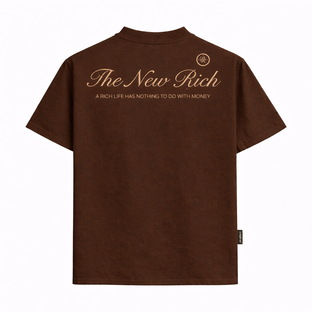 Áo Thun TheNewRich Boxy Tee Blackdoki Cotton 250gsm Local Brand Tay Lỡ Form Boxy Rộng Nam Nữ